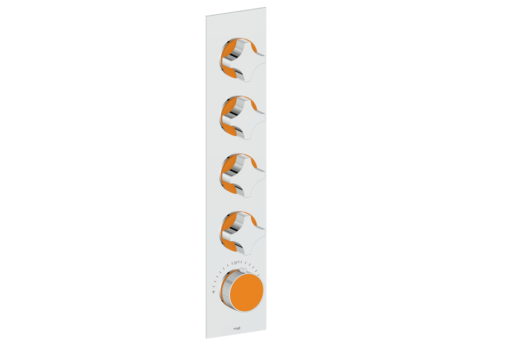 MOND TRIM FOR 3/4" HIGH-FLOW TH VALVE WITH 4 VOLUME CONTROLS