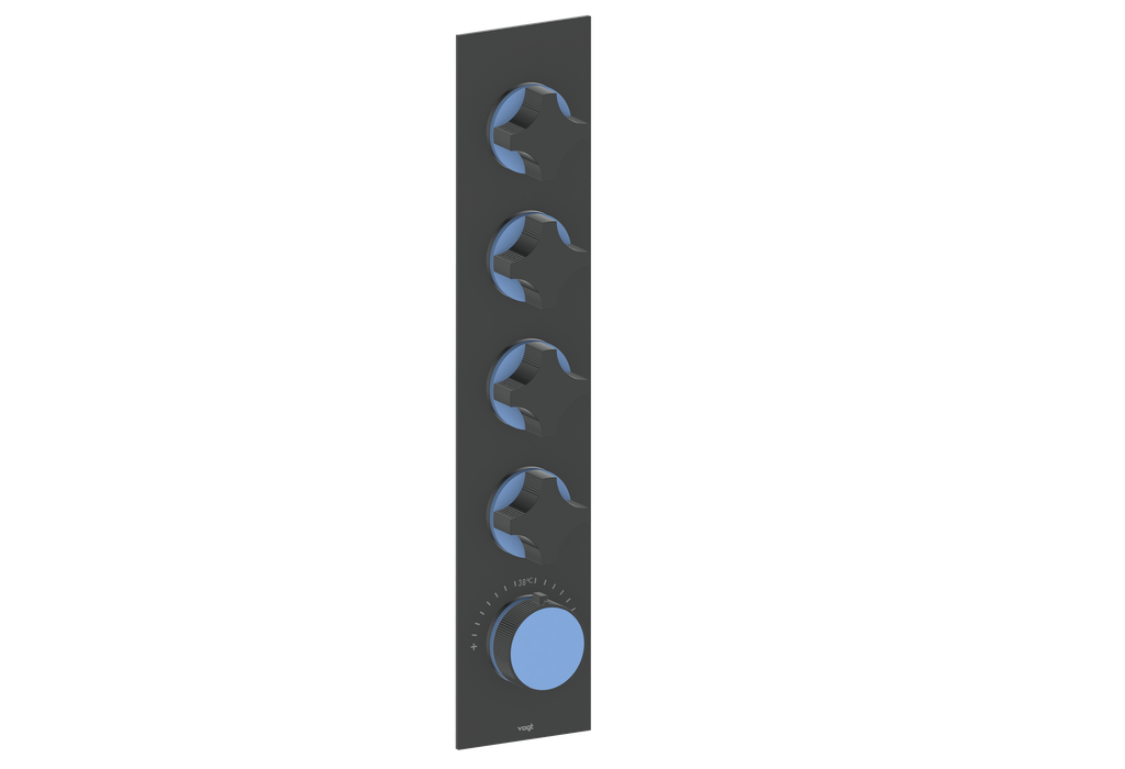 MOND TRIM FOR 3/4" HIGH-FLOW TH VALVE WITH 4 VOLUME CONTROLS