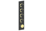 MOND TRIM FOR 3/4" HIGH-FLOW TH VALVE WITH 4 VOLUME CONTROLS