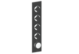 MOND TRIM FOR 3/4" HIGH-FLOW TH VALVE WITH 4 VOLUME CONTROLS