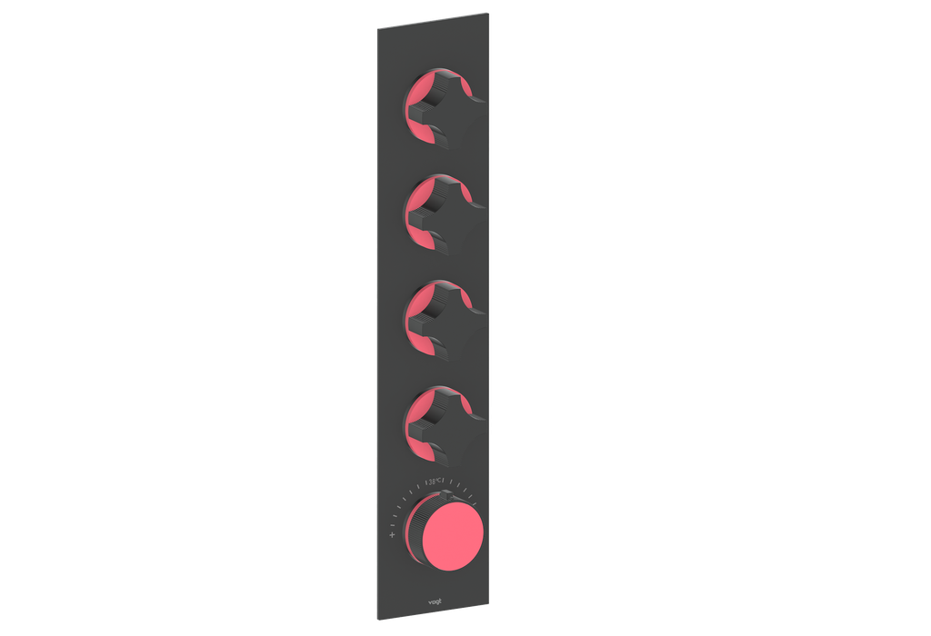 MOND TRIM FOR 3/4" HIGH-FLOW TH VALVE WITH 4 VOLUME CONTROLS