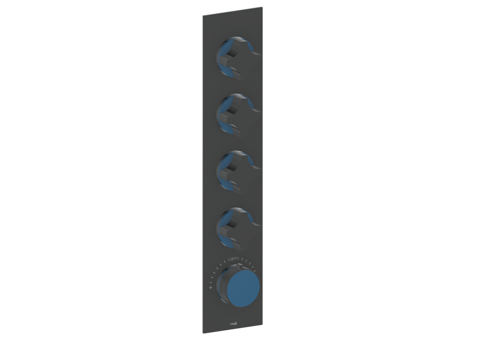 MOND TRIM FOR 3/4" HIGH-FLOW TH VALVE WITH 4 VOLUME CONTROLS