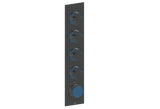 MOND TRIM FOR 3/4" HIGH-FLOW TH VALVE WITH 4 VOLUME CONTROLS