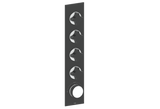 MOND TRIM FOR 3/4" HIGH-FLOW TH VALVE WITH 4 VOLUME CONTROLS