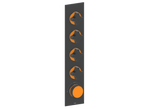 MOND TRIM FOR 3/4" HIGH-FLOW TH VALVE WITH 4 VOLUME CONTROLS