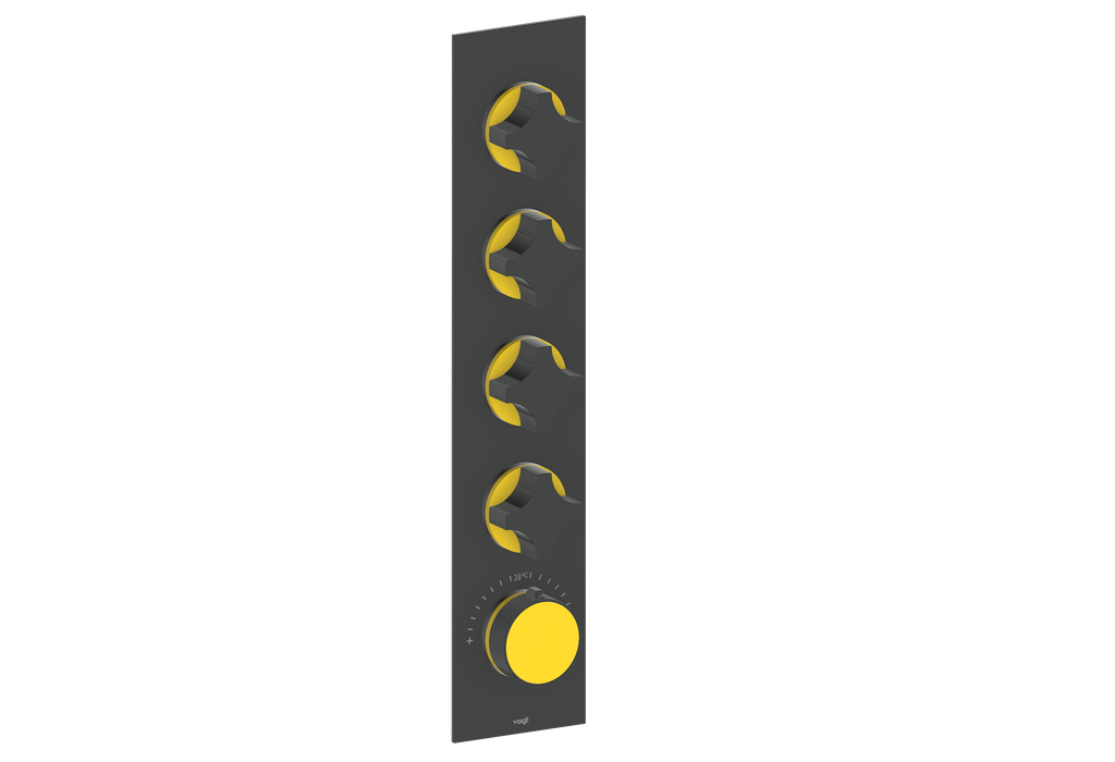 MOND TRIM FOR 3/4" HIGH-FLOW TH VALVE WITH 4 VOLUME CONTROLS