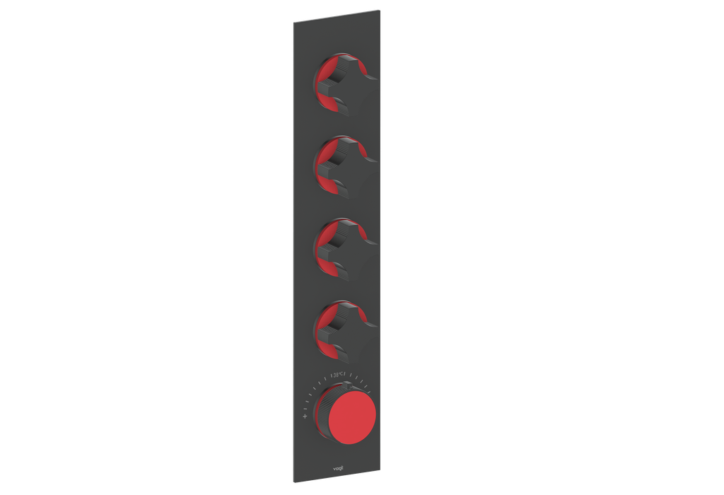 MOND TRIM FOR 3/4" HIGH-FLOW TH VALVE WITH 4 VOLUME CONTROLS