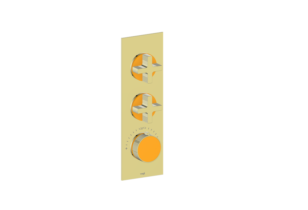 MOND TRIM FOR 3/4" HIGH-FLOW TH VALVE WITH 2 VOLUME CONTROLS