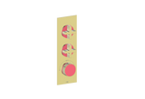 MOND TRIM FOR 3/4" HIGH-FLOW TH VALVE WITH 2 VOLUME CONTROLS