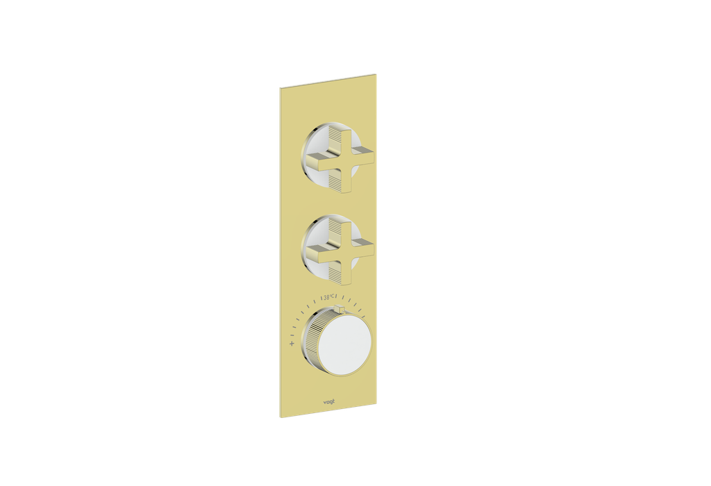 MOND TRIM FOR 3/4" HIGH-FLOW TH VALVE WITH 2 VOLUME CONTROLS