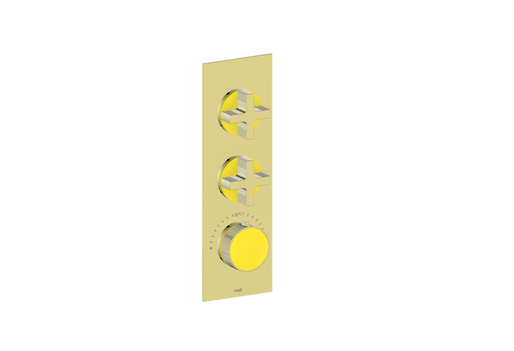 MOND TRIM FOR 3/4" HIGH-FLOW TH VALVE WITH 2 VOLUME CONTROLS