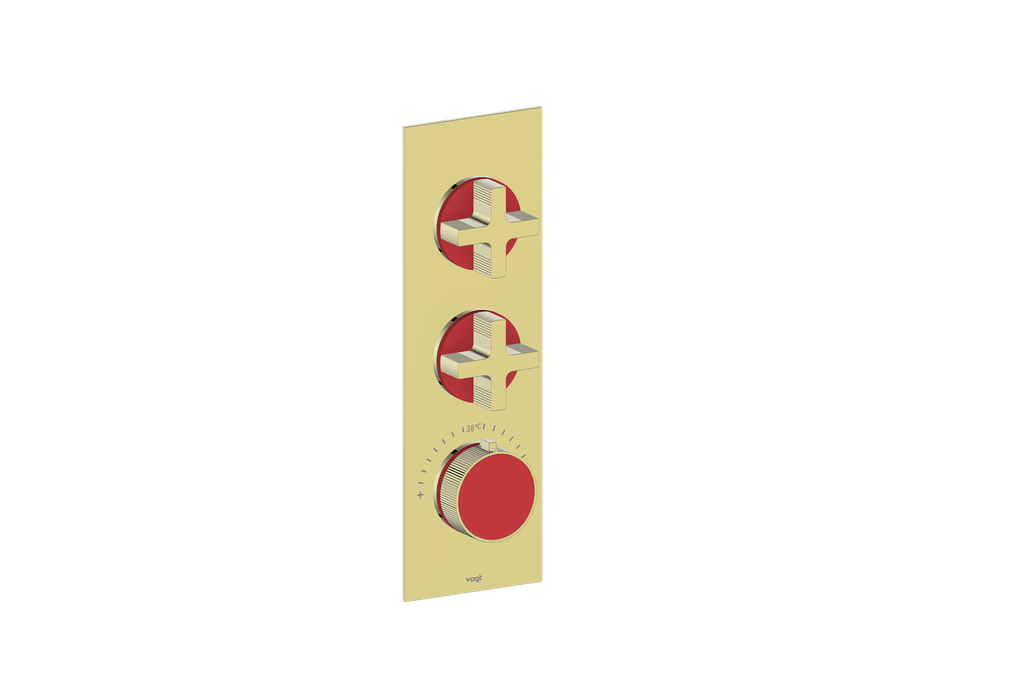 MOND TRIM FOR 3/4" HIGH-FLOW TH VALVE WITH 2 VOLUME CONTROLS
