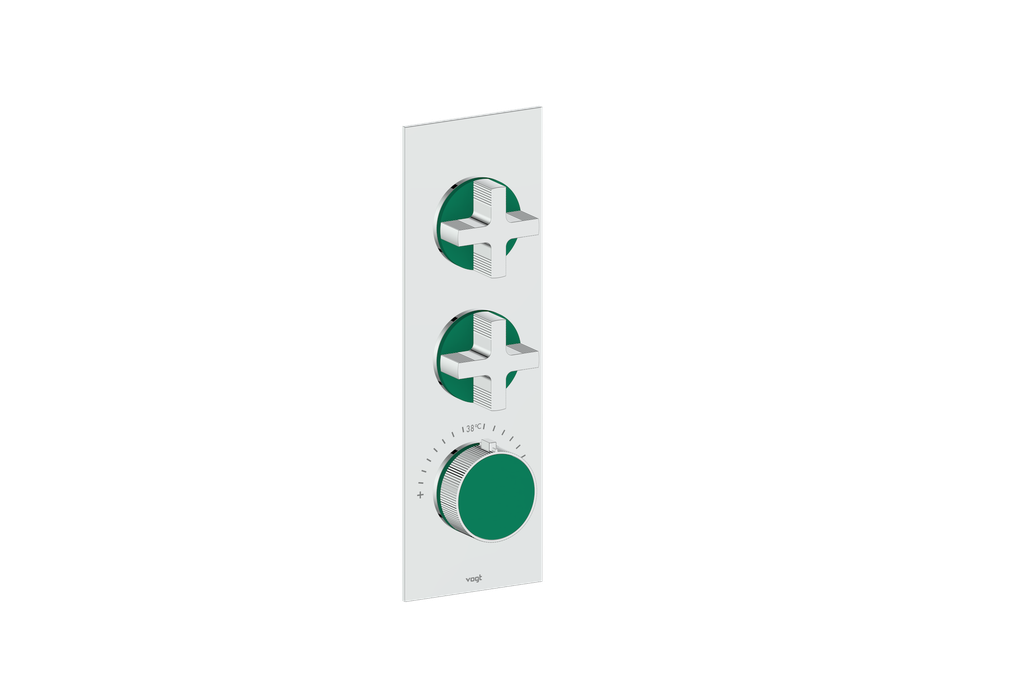 MOND TRIM FOR 3/4" HIGH-FLOW TH VALVE WITH 2 VOLUME CONTROLS