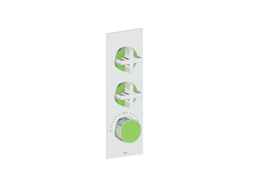 MOND TRIM FOR 3/4" HIGH-FLOW TH VALVE WITH 2 VOLUME CONTROLS