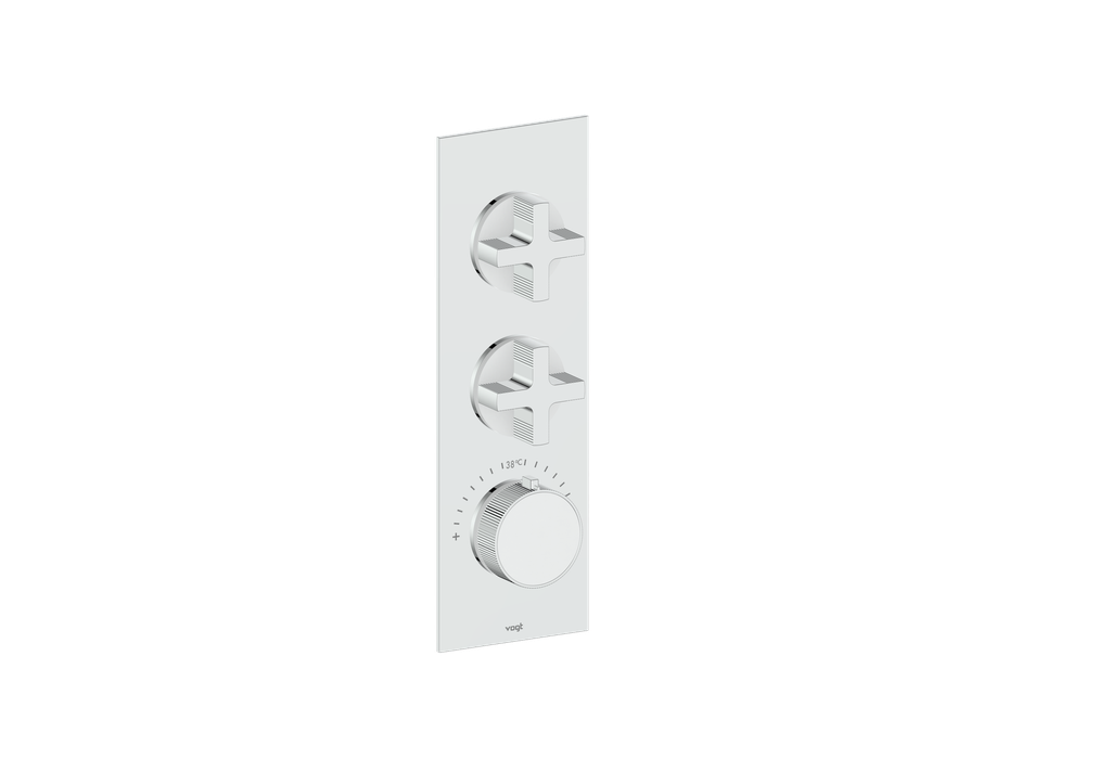 MOND TRIM FOR 3/4" HIGH-FLOW TH VALVE WITH 2 VOLUME CONTROLS