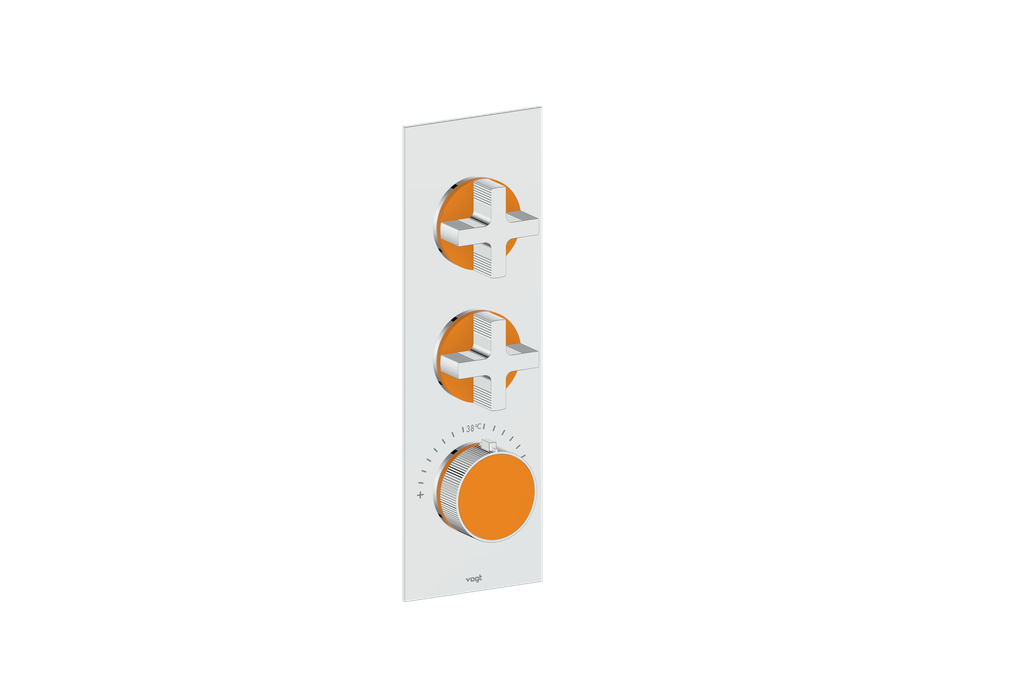 MOND TRIM FOR 3/4" HIGH-FLOW TH VALVE WITH 2 VOLUME CONTROLS