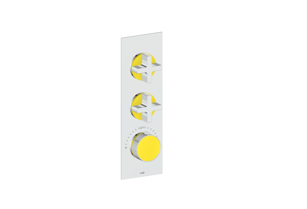 MOND TRIM FOR 3/4" HIGH-FLOW TH VALVE WITH 2 VOLUME CONTROLS