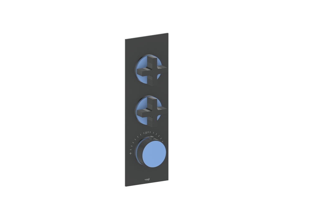 MOND TRIM FOR 3/4" HIGH-FLOW TH VALVE WITH 2 VOLUME CONTROLS