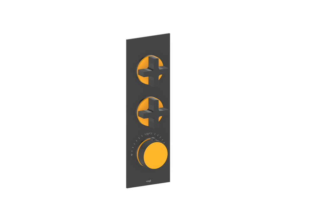 MOND TRIM FOR 3/4" HIGH-FLOW TH VALVE WITH 2 VOLUME CONTROLS