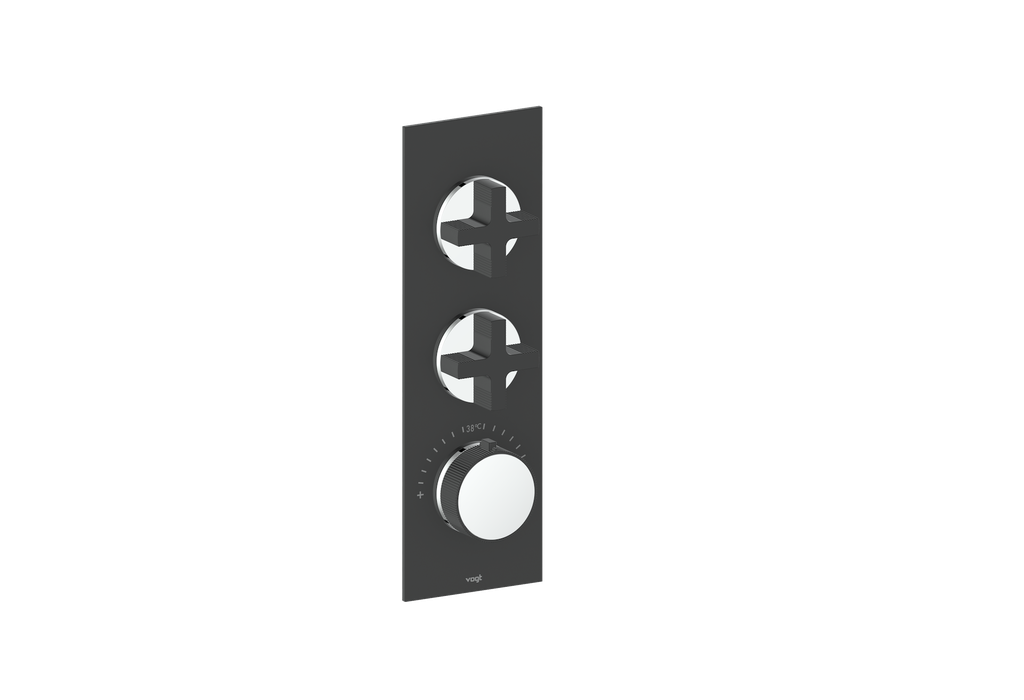 MOND TRIM FOR 3/4" HIGH-FLOW TH VALVE WITH 2 VOLUME CONTROLS