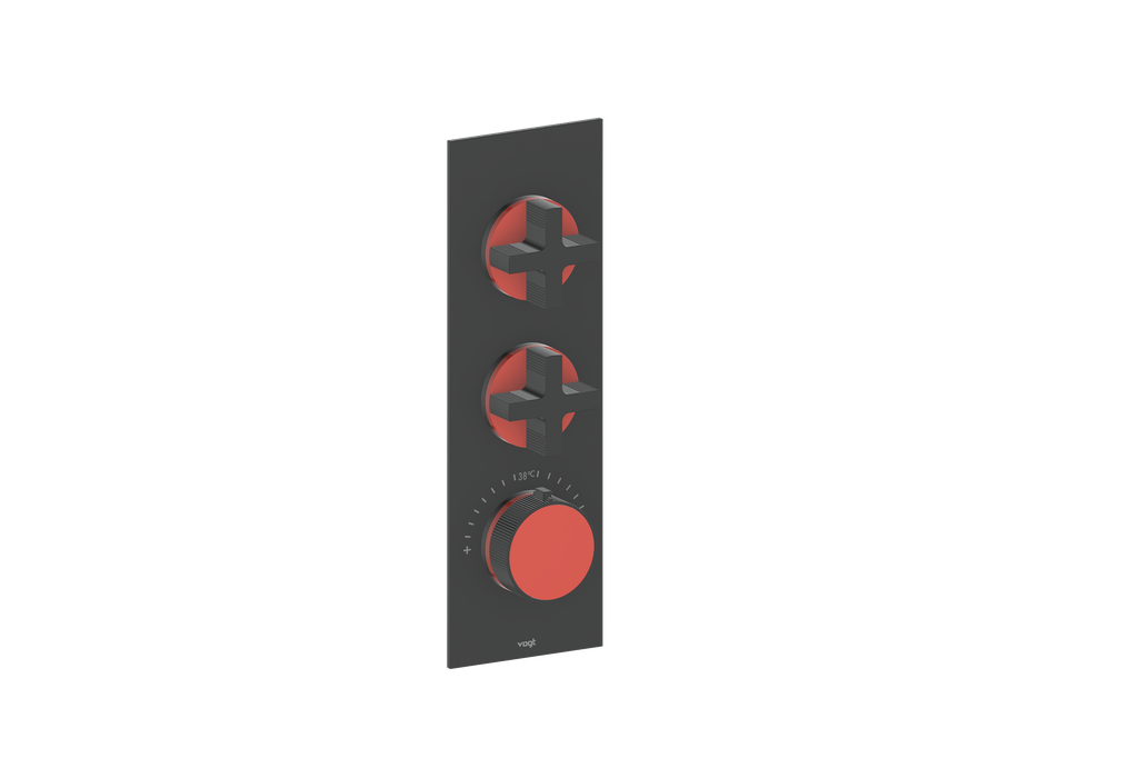 MOND TRIM FOR 3/4" HIGH-FLOW TH VALVE WITH 2 VOLUME CONTROLS