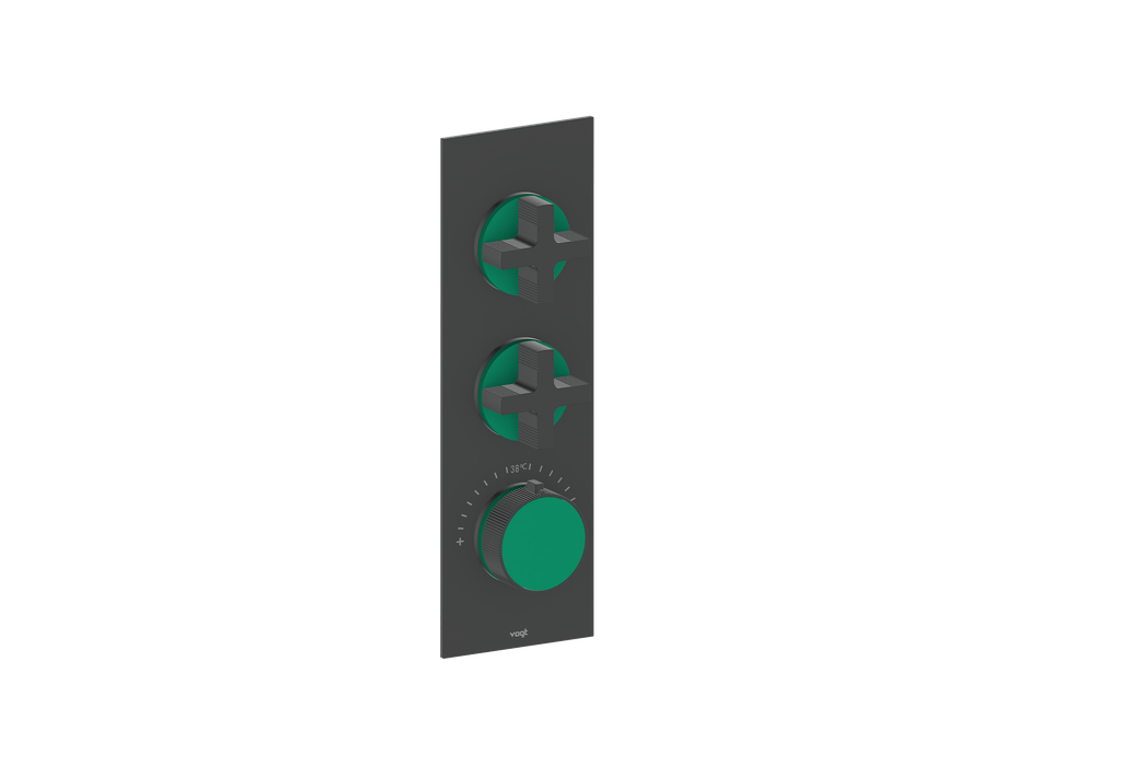 MOND TRIM FOR 3/4" HIGH-FLOW TH VALVE WITH 2 VOLUME CONTROLS