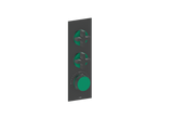 MOND TRIM FOR 3/4" HIGH-FLOW TH VALVE WITH 2 VOLUME CONTROLS