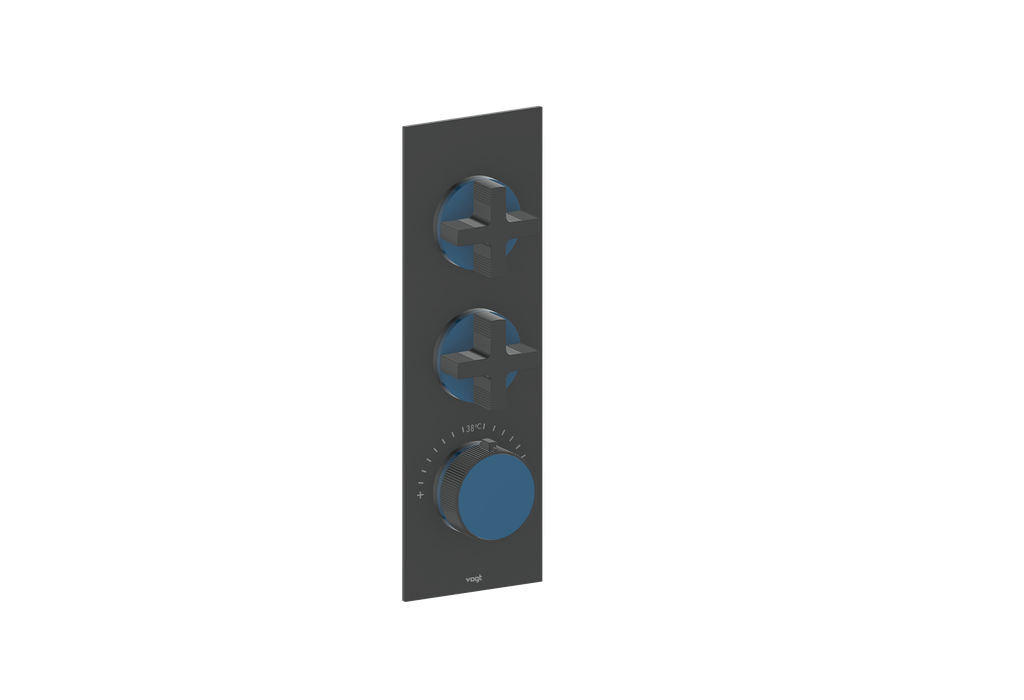 MOND TRIM FOR 3/4" HIGH-FLOW TH VALVE WITH 2 VOLUME CONTROLS