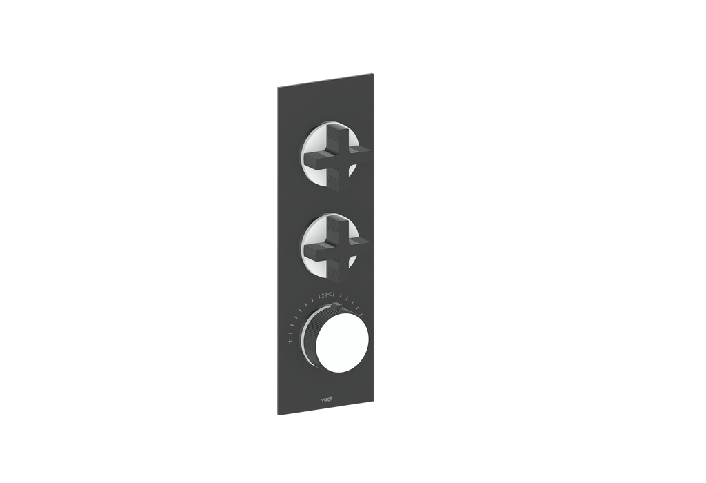 MOND TRIM FOR 3/4" HIGH-FLOW TH VALVE WITH 2 VOLUME CONTROLS
