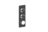 MOND TRIM FOR 3/4" HIGH-FLOW TH VALVE WITH 2 VOLUME CONTROLS