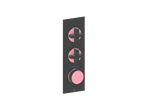 MOND TRIM FOR 3/4" HIGH-FLOW TH VALVE WITH 2 VOLUME CONTROLS