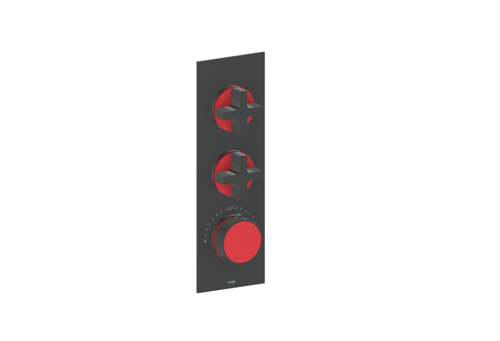 MOND TRIM FOR 3/4" HIGH-FLOW TH VALVE WITH 2 VOLUME CONTROLS