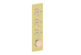 MOND TRIM FOR 3/4" HIGH-FLOW TH VALVE WITH 3 VOLUME CONTROLS
