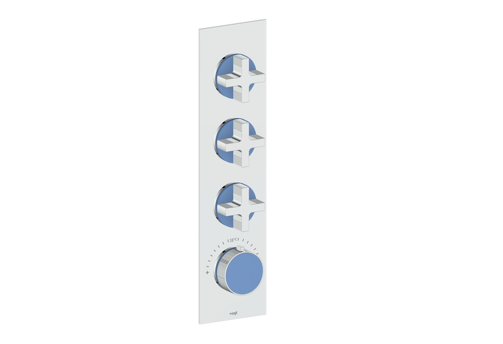 MOND TRIM FOR 3/4" HIGH-FLOW TH VALVE WITH 3 VOLUME CONTROLS