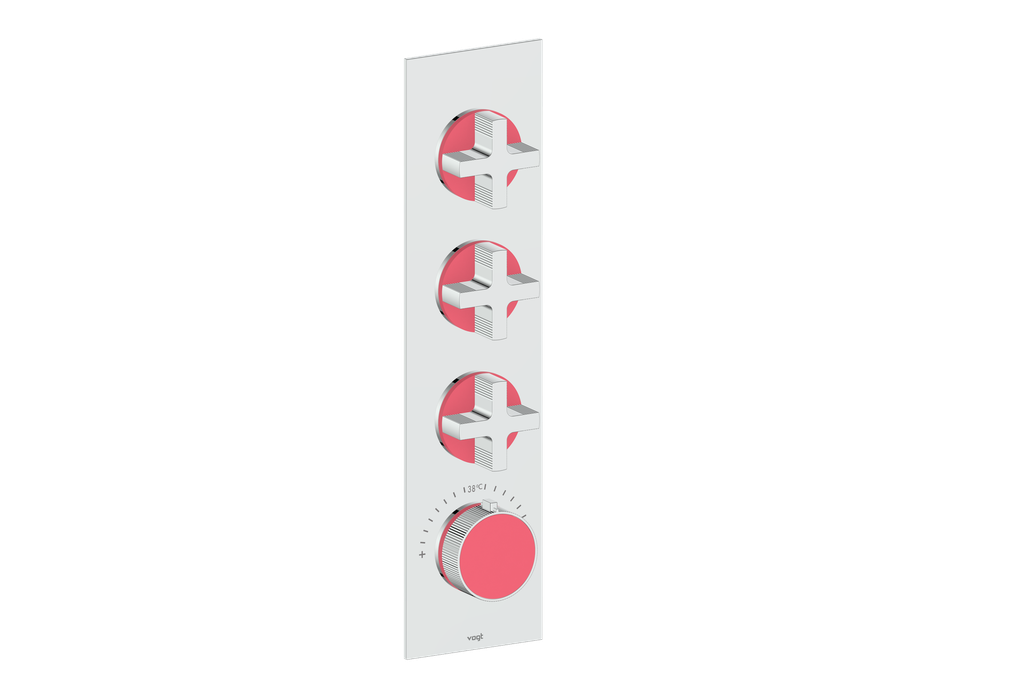 MOND TRIM FOR 3/4" HIGH-FLOW TH VALVE WITH 3 VOLUME CONTROLS