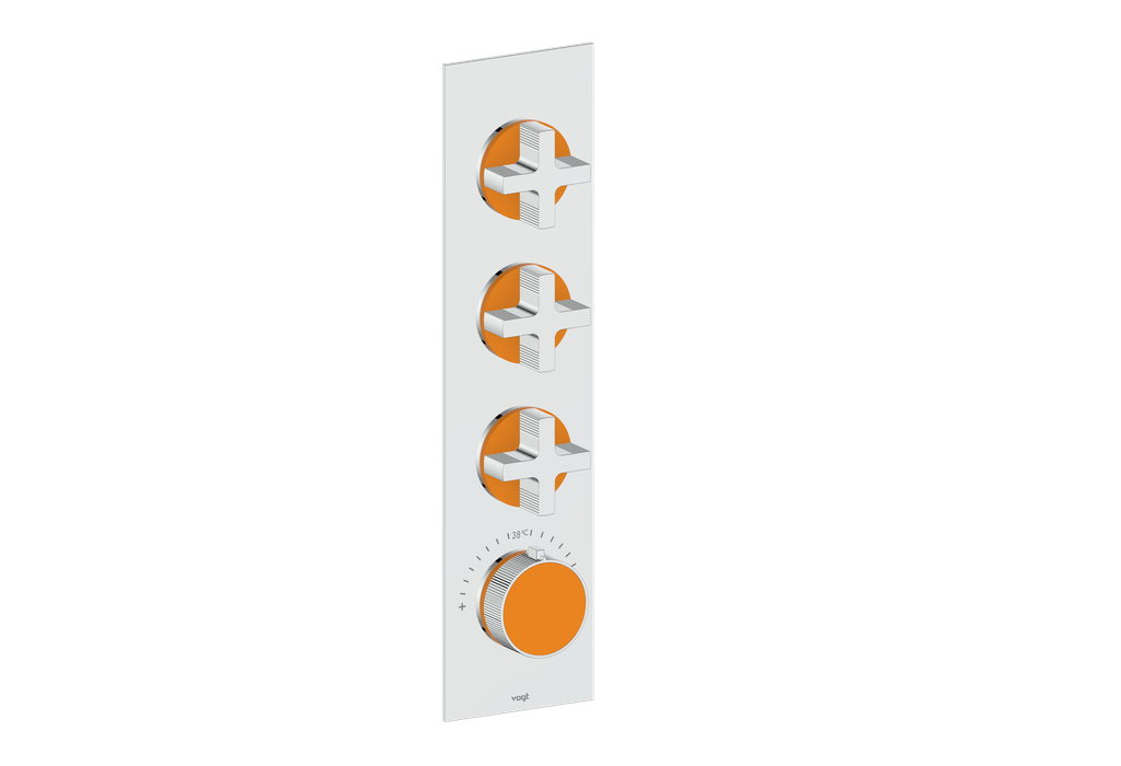 MOND TRIM FOR 3/4" HIGH-FLOW TH VALVE WITH 3 VOLUME CONTROLS