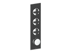 MOND TRIM FOR 3/4" HIGH-FLOW TH VALVE WITH 3 VOLUME CONTROLS