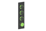 MOND TRIM FOR 3/4" HIGH-FLOW TH VALVE WITH 3 VOLUME CONTROLS