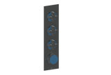 MOND TRIM FOR 3/4" HIGH-FLOW TH VALVE WITH 3 VOLUME CONTROLS
