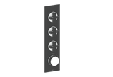 MOND TRIM FOR 3/4" HIGH-FLOW TH VALVE WITH 3 VOLUME CONTROLS