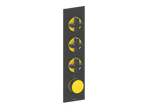 MOND TRIM FOR 3/4" HIGH-FLOW TH VALVE WITH 3 VOLUME CONTROLS