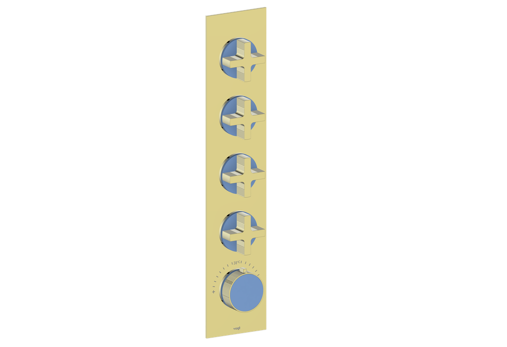 MOND TRIM FOR 3/4" HIGH-FLOW TH VALVE WITH 4 VOLUME CONTROLS