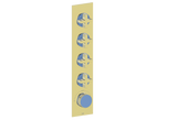 MOND TRIM FOR 3/4" HIGH-FLOW TH VALVE WITH 4 VOLUME CONTROLS