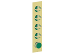 MOND TRIM FOR 3/4" HIGH-FLOW TH VALVE WITH 4 VOLUME CONTROLS