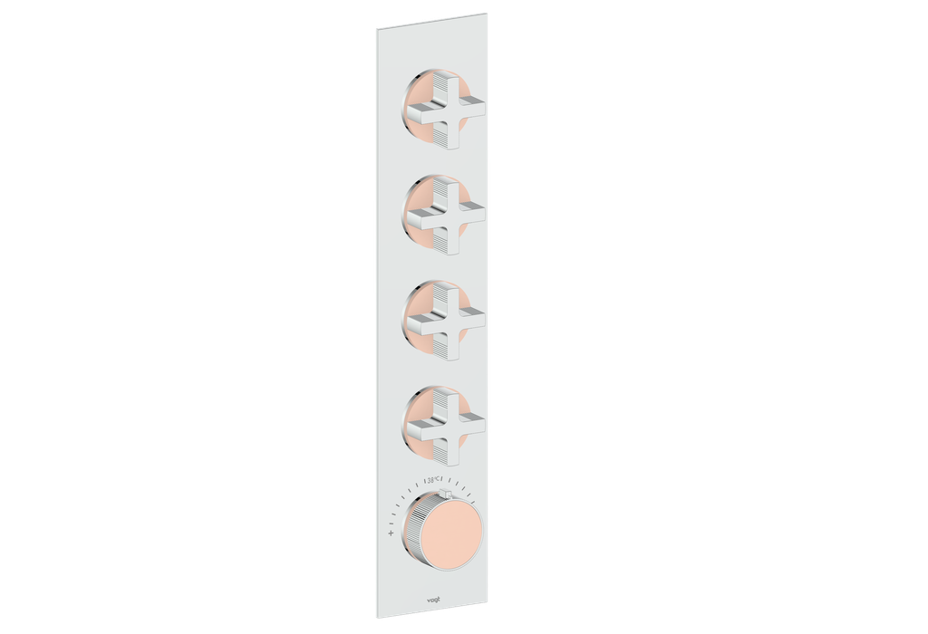 MOND TRIM FOR 3/4" HIGH-FLOW TH VALVE WITH 4 VOLUME CONTROLS