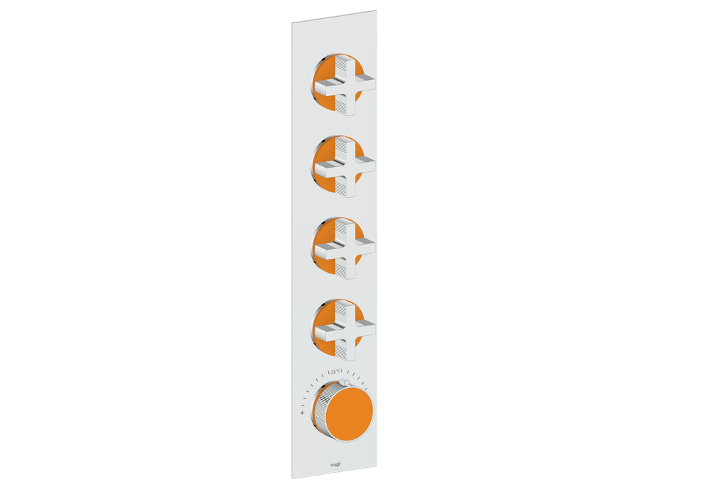 MOND TRIM FOR 3/4" HIGH-FLOW TH VALVE WITH 4 VOLUME CONTROLS