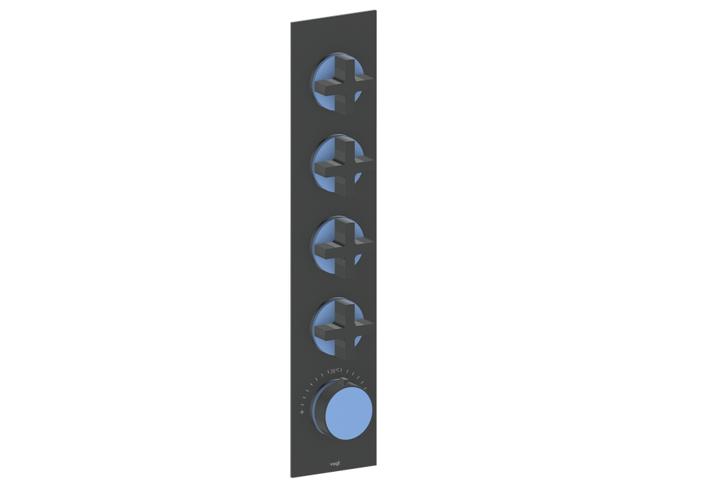 MOND TRIM FOR 3/4" HIGH-FLOW TH VALVE WITH 4 VOLUME CONTROLS
