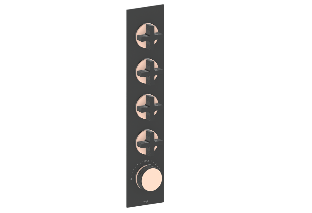 MOND TRIM FOR 3/4" HIGH-FLOW TH VALVE WITH 4 VOLUME CONTROLS