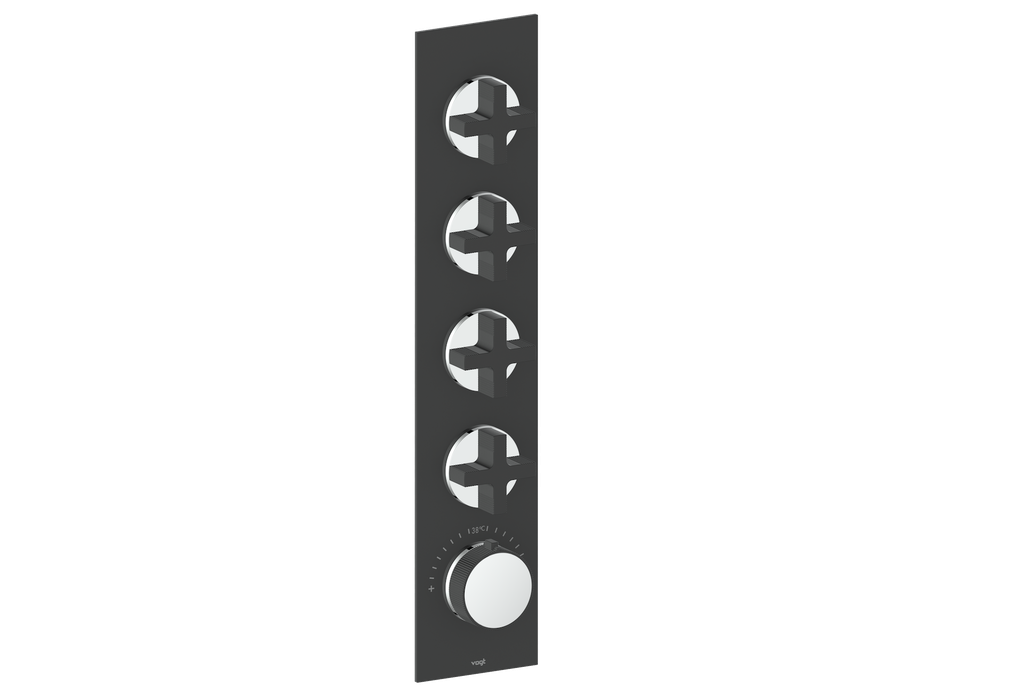MOND TRIM FOR 3/4" HIGH-FLOW TH VALVE WITH 4 VOLUME CONTROLS