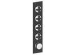 MOND TRIM FOR 3/4" HIGH-FLOW TH VALVE WITH 4 VOLUME CONTROLS